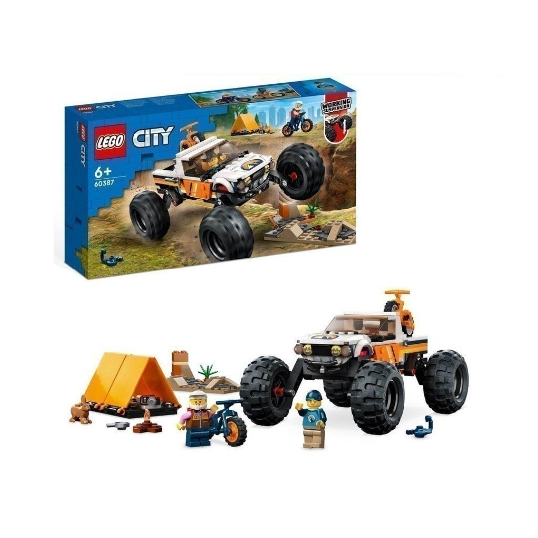 Đồ Chơi Lắp Ráp Xe Thám Hiểm Địa Hình 4X4 LEGO CITY 60387