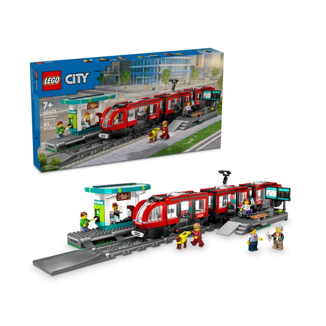 Đồ Chơi Lắp Ráp Tàu Điện & Nhà Ga Thành Phố Lego City 60423 (811 Chi Tiết)