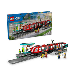Đồ Chơi Lắp Ráp Tàu Điện & Nhà Ga Thành Phố LEGO CITY 60423 (811 Chi Tiết)