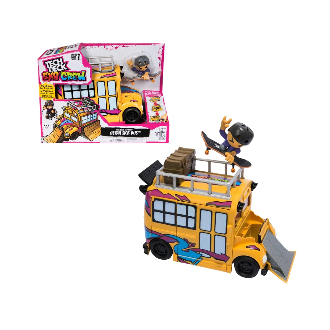 Playset Xe Bus Biểu Diễn Sk8 Tech Deck 6071034