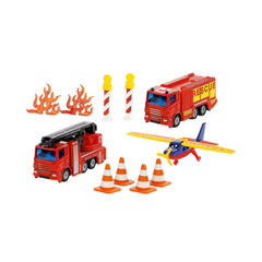 SIKU 6330 Fire Truck and Plane Gift Set Model