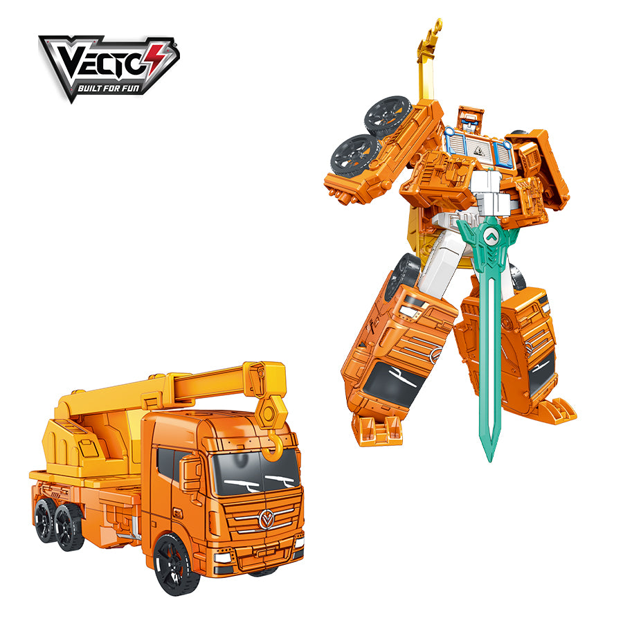 Transforming Robot Toy Crane Truck Cam VECTO VT34
