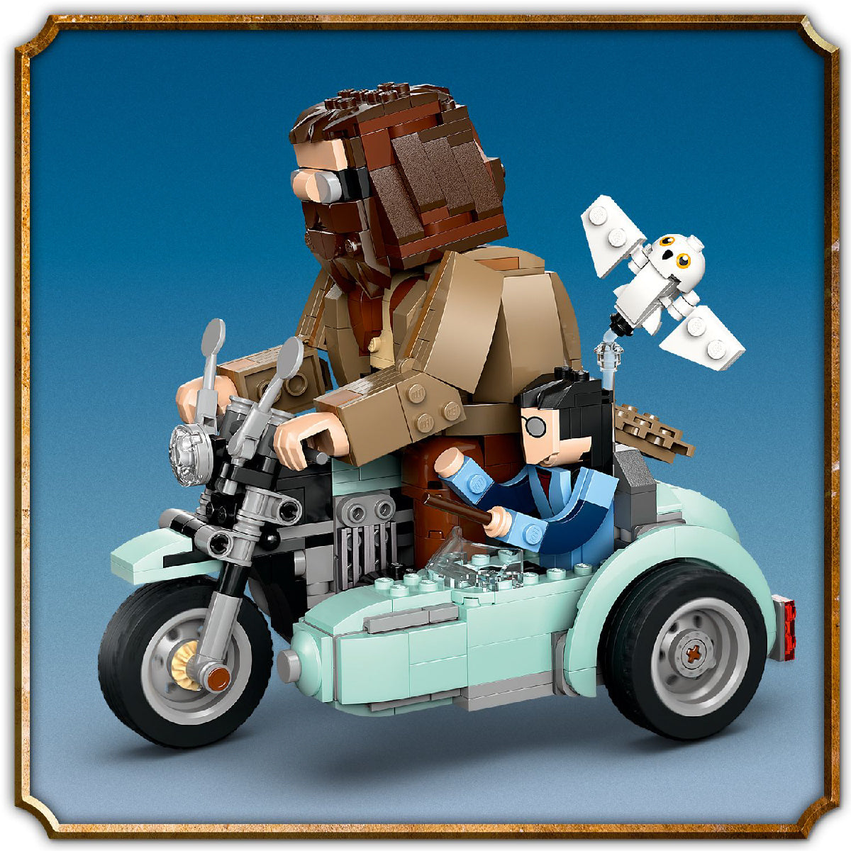 Đồ Chơi Lắp Ráp Mô Tô Bay Cùng Bác Hagrid và Harry LEGO HARRY POTTER 76443