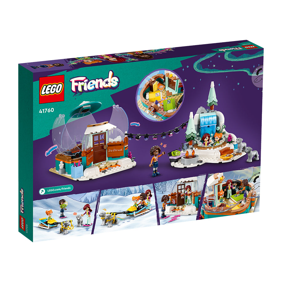 Assembled toys Explore and relax at the LEGO FRIENDS 41760 igloo