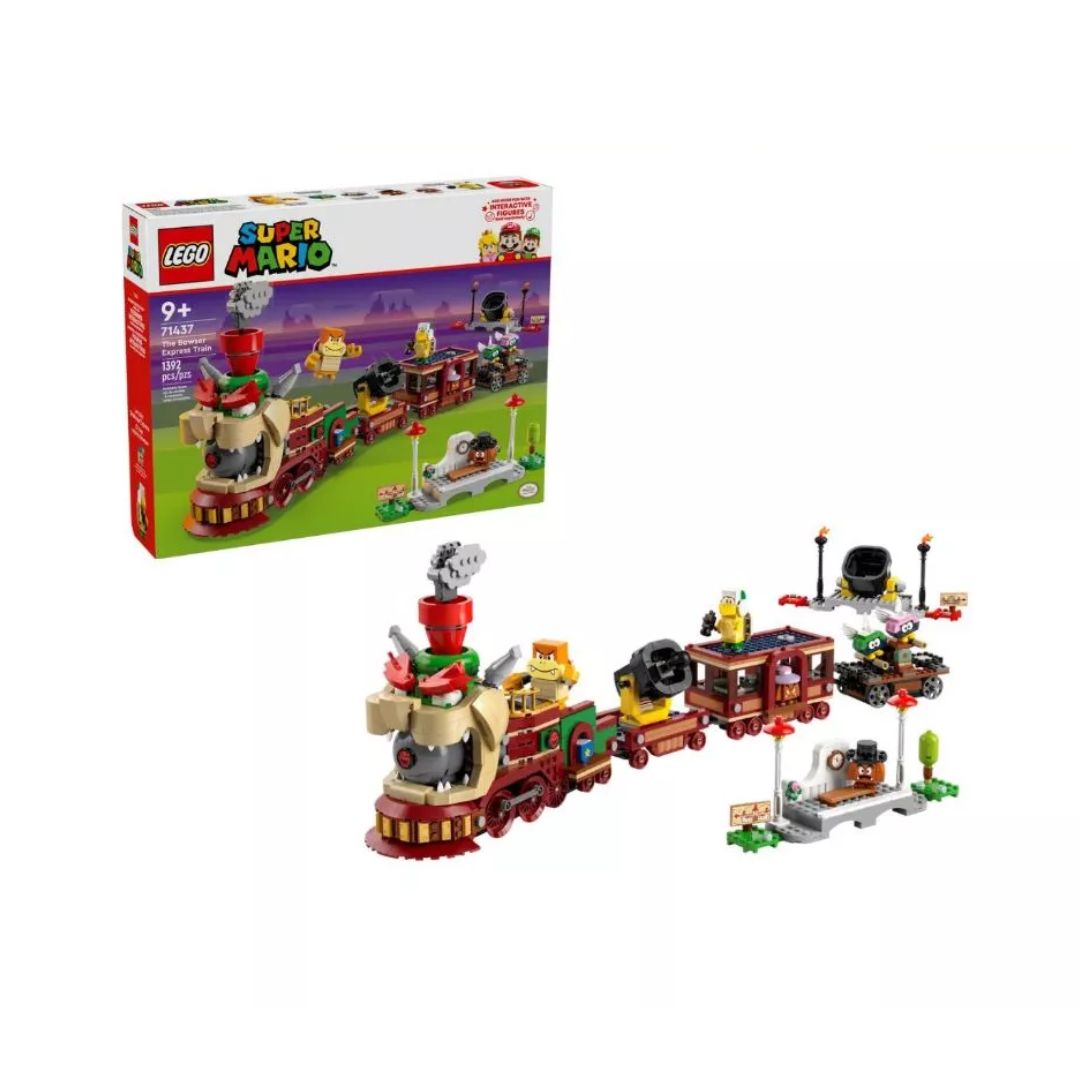 Đồ Chơi Lắp Ráp Tàu Lửa Bowser Siêu Tốc Lego Super Mario 71437 (1392 Chi Tiết)