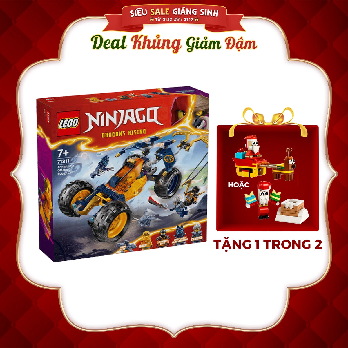 Đồ chơi lắp ráp Chiến xe địa hình của Arin LEGO NINJAGO 71811