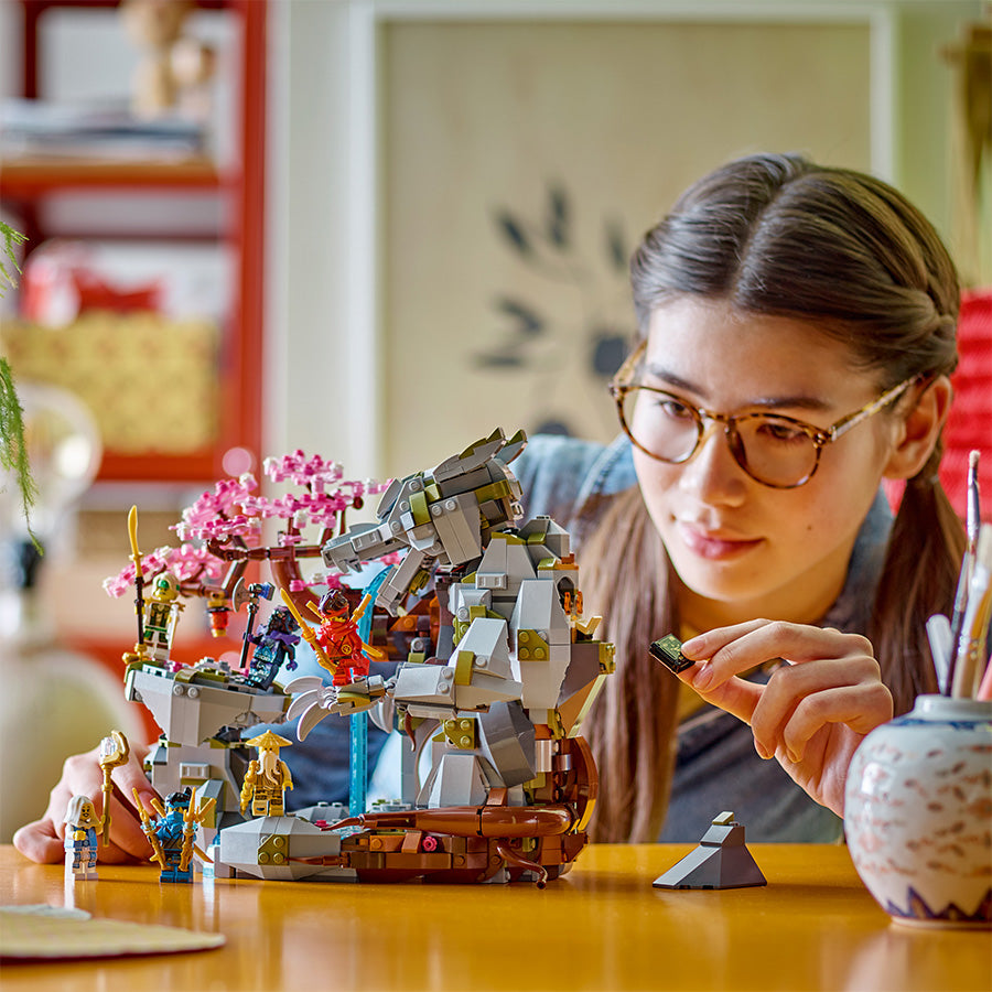 LEGO NINJAGO 71819 Stone Dragon Temple assembly toy