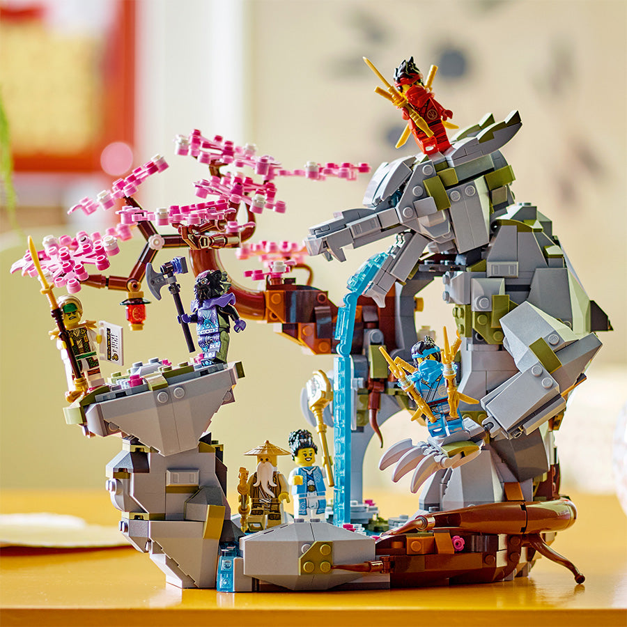 LEGO NINJAGO 71819 Stone Dragon Temple assembly toy