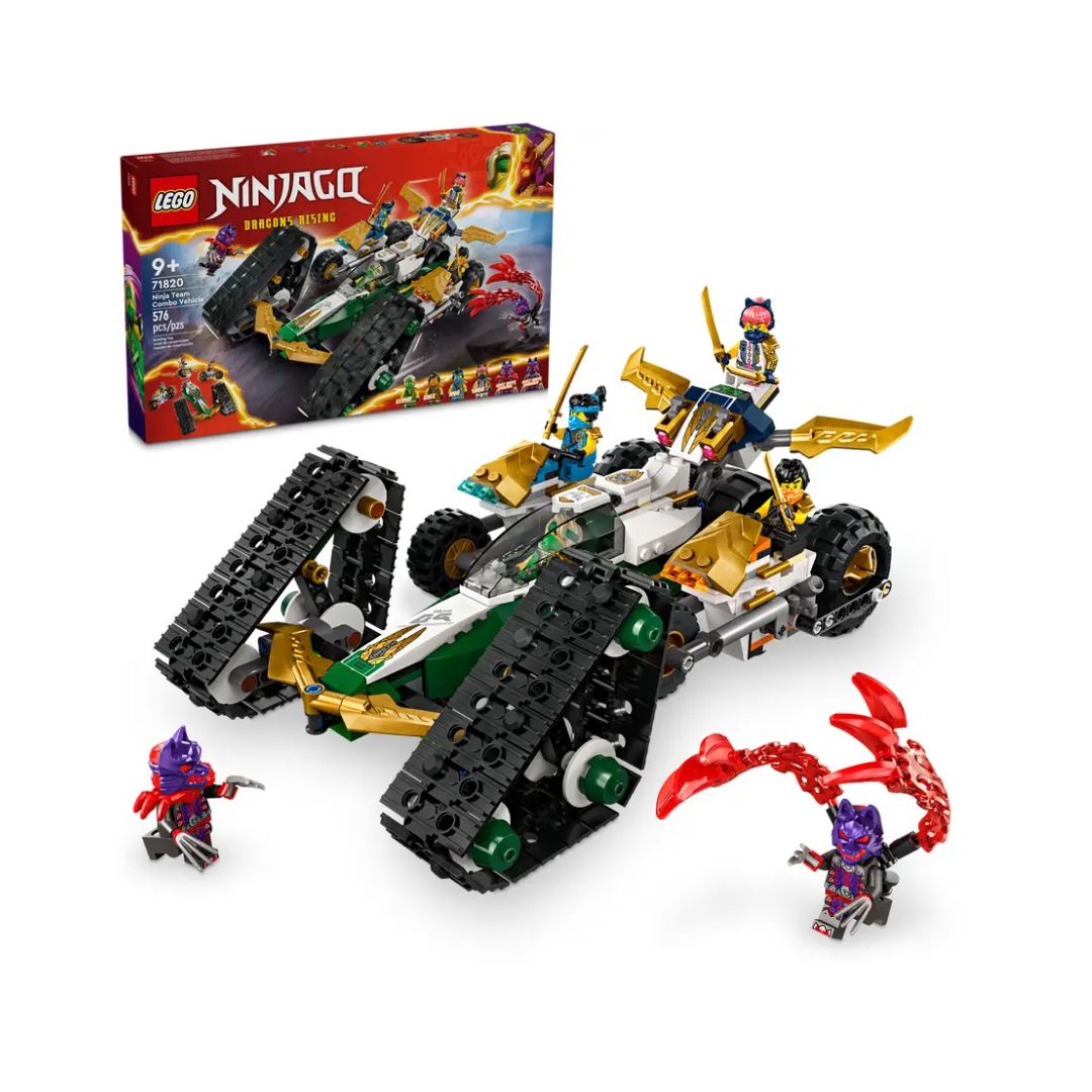 LEGO NINJAGO 71820 4-in-1 Super Car Assembly Toy (576 parts)