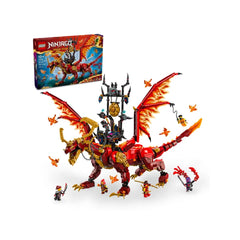 LEGO NINJAGO 71822 Kai's Dark Fire Dragon Assembling Toy (1716 parts)