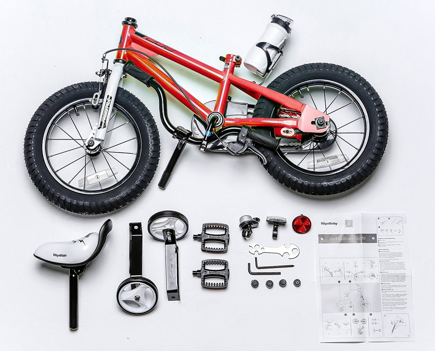 Xe đạp trẻ em Royal Baby Freestyle 16 inch Màu Đỏ RB16B-6