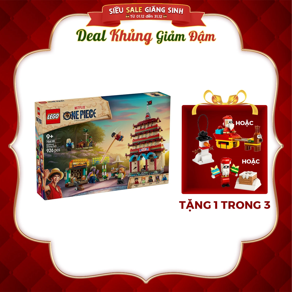 Đồ Chơi Lắp Ráp Trận Chiến Tại Căn Cứ Arlong LEGO ONE PIECE 75638