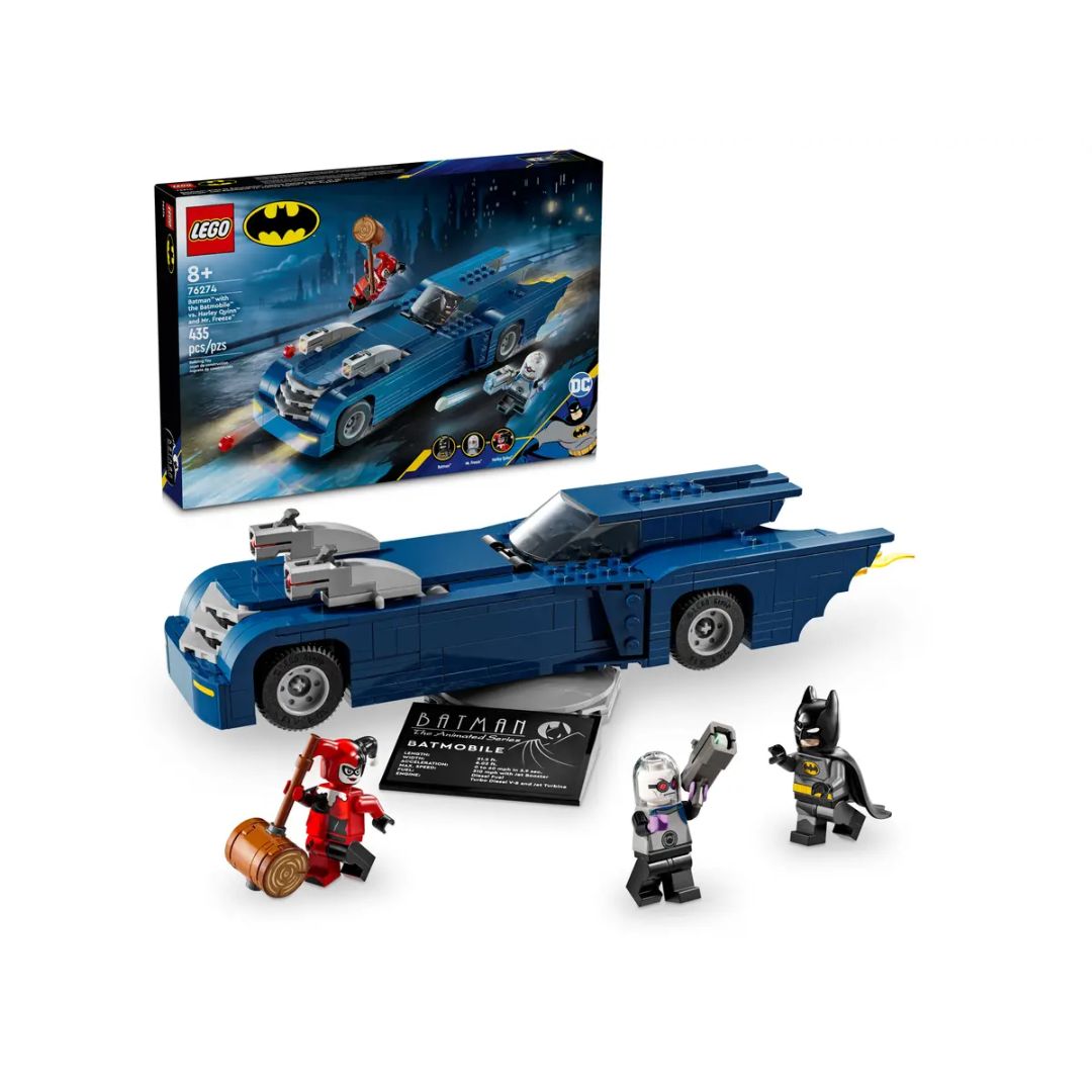 Đồ Chơi Lắp Ráp Siêu Xe Người Dơi Đối Đầu Harley Quinn Lego Superheroes 76274 (435 Chi Tiết)