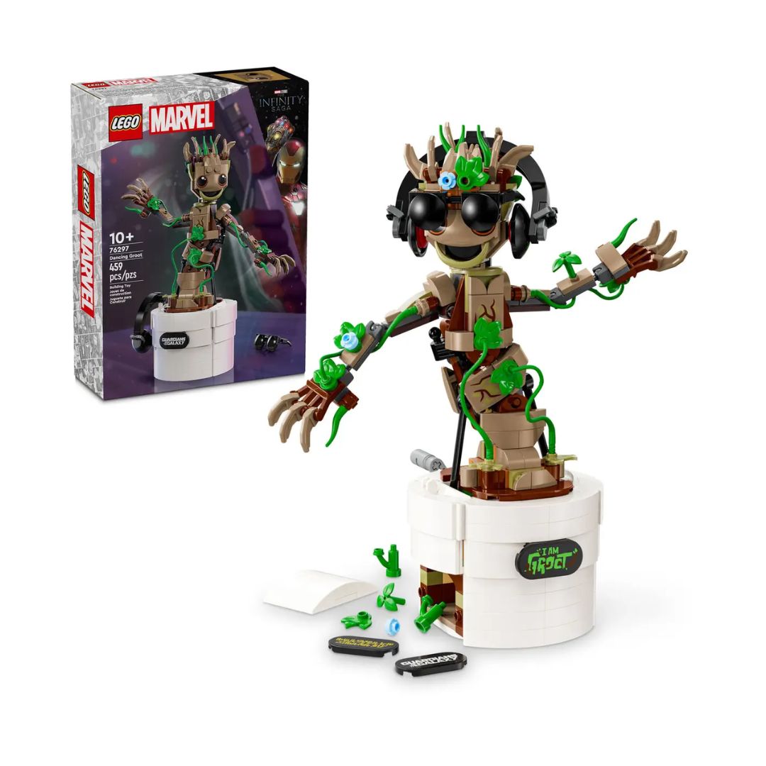 Đồ Chơi Lắp Ráp Mô Hình Nhân Vật Groot Vui Nhộn LEGO SUPERHEROES 76297 (459 Chi Tiết)