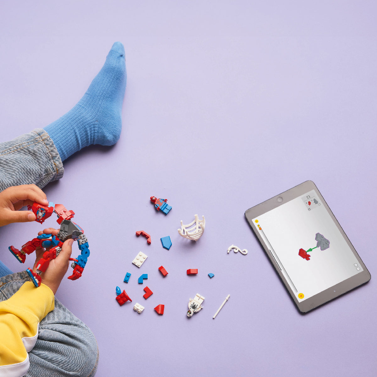 Đồ Chơi Lắp Ráp Robot Người Nhện Đại Chiến Antin-Venom LEGO SUPERHEROES 76308