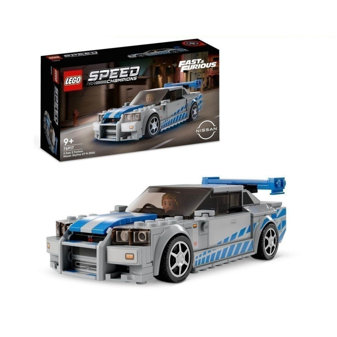 Đồ Chơi Lắp Ráp Siêu Xe Nissan Skyline Gt-R (R34) Lego Speed Champions 76917