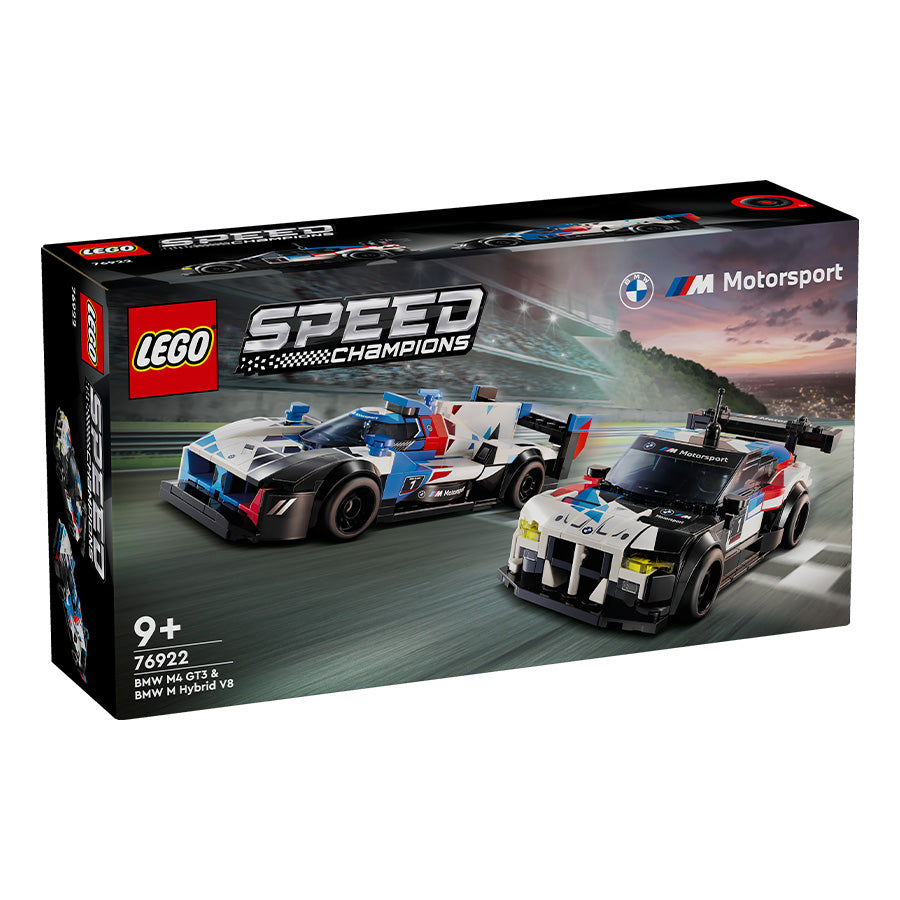 Đồ Chơi Lắp Ráp Siêu Xe Bmw M4 Gt3 & Bmw M Hybrid V8 Lego Speed Champions 76922