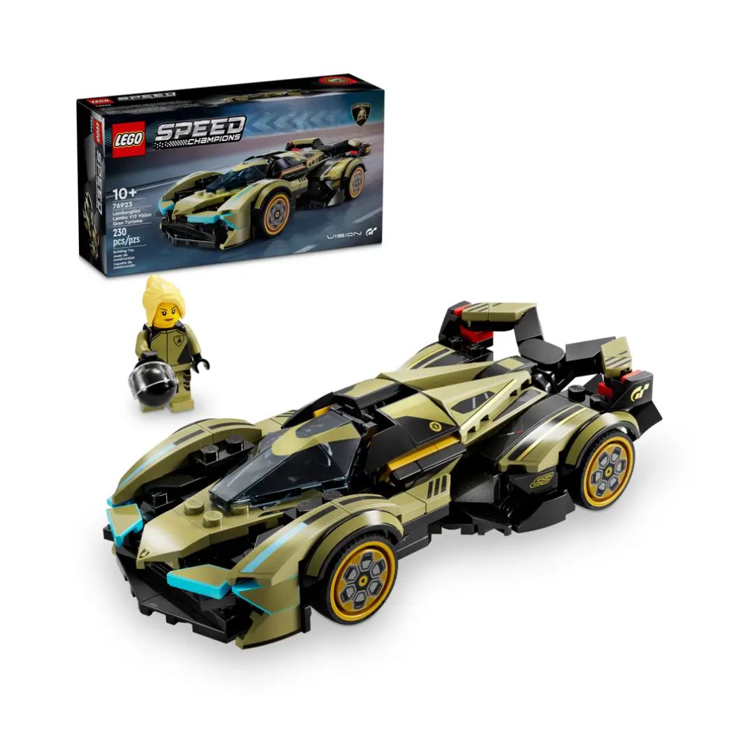 Đồ Chơi Lắp Ráp Siêu Xe Lamborghini Lambo V12 Vision Gt LEGO SPEED CHAMPIONS 76923 (230 chi tiết)