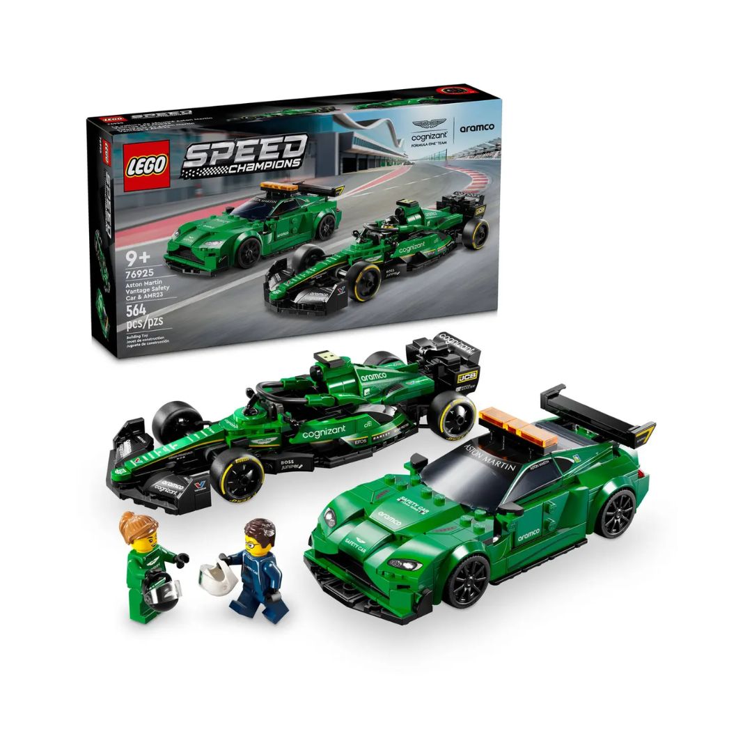 Đồ Chơi Lắp Ráp Xe An Toàn Aston Martin Và Siêu Xe Amr23 Lego Speed Champions 76925 (564 Chi Tiết)