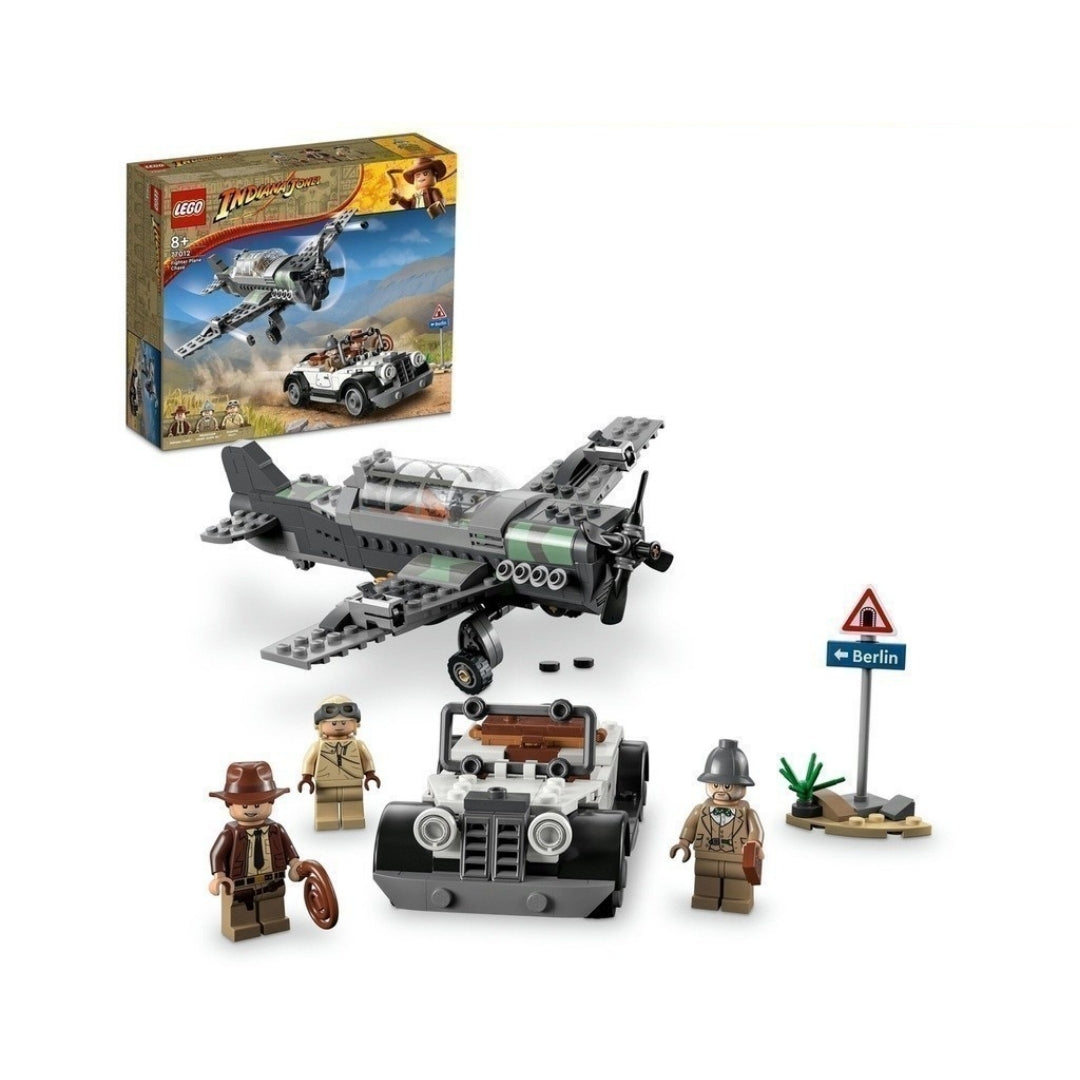 Đồ Chơi Lắp Ráp Cuộc Rượt Đuổi Phi Cơ Chiến Đấu LEGO INDIANA JONES 77012
