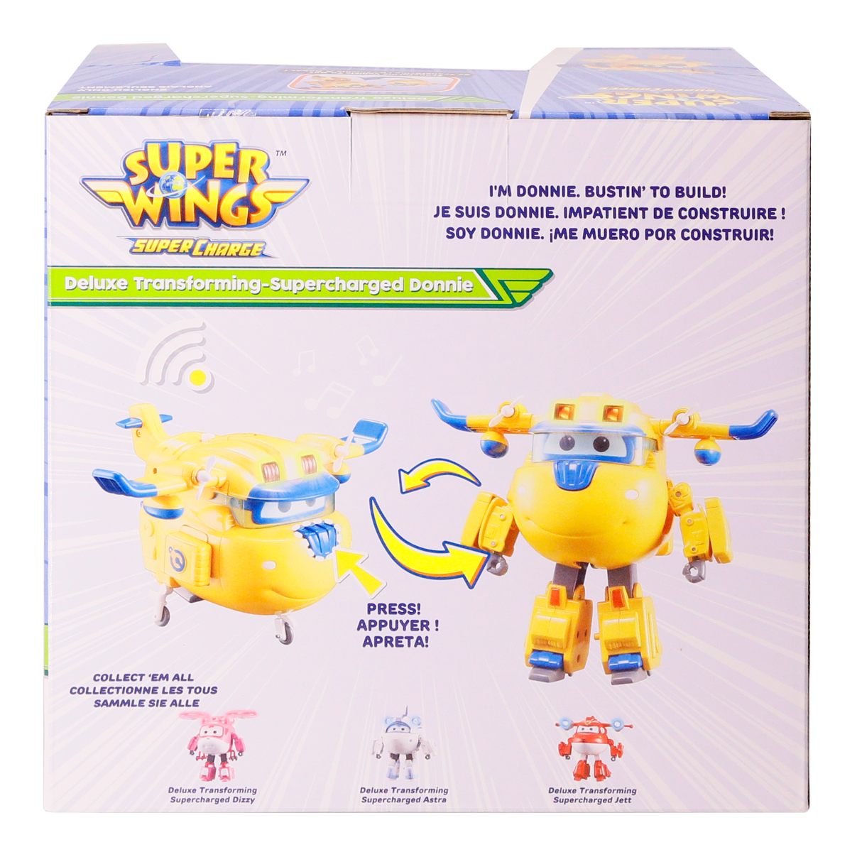 Robot Biến Hình Cỡ Lớn Có Đèn Và Âm Thanh - Donnie Siêu Cấp SUPERWINGS YW740432