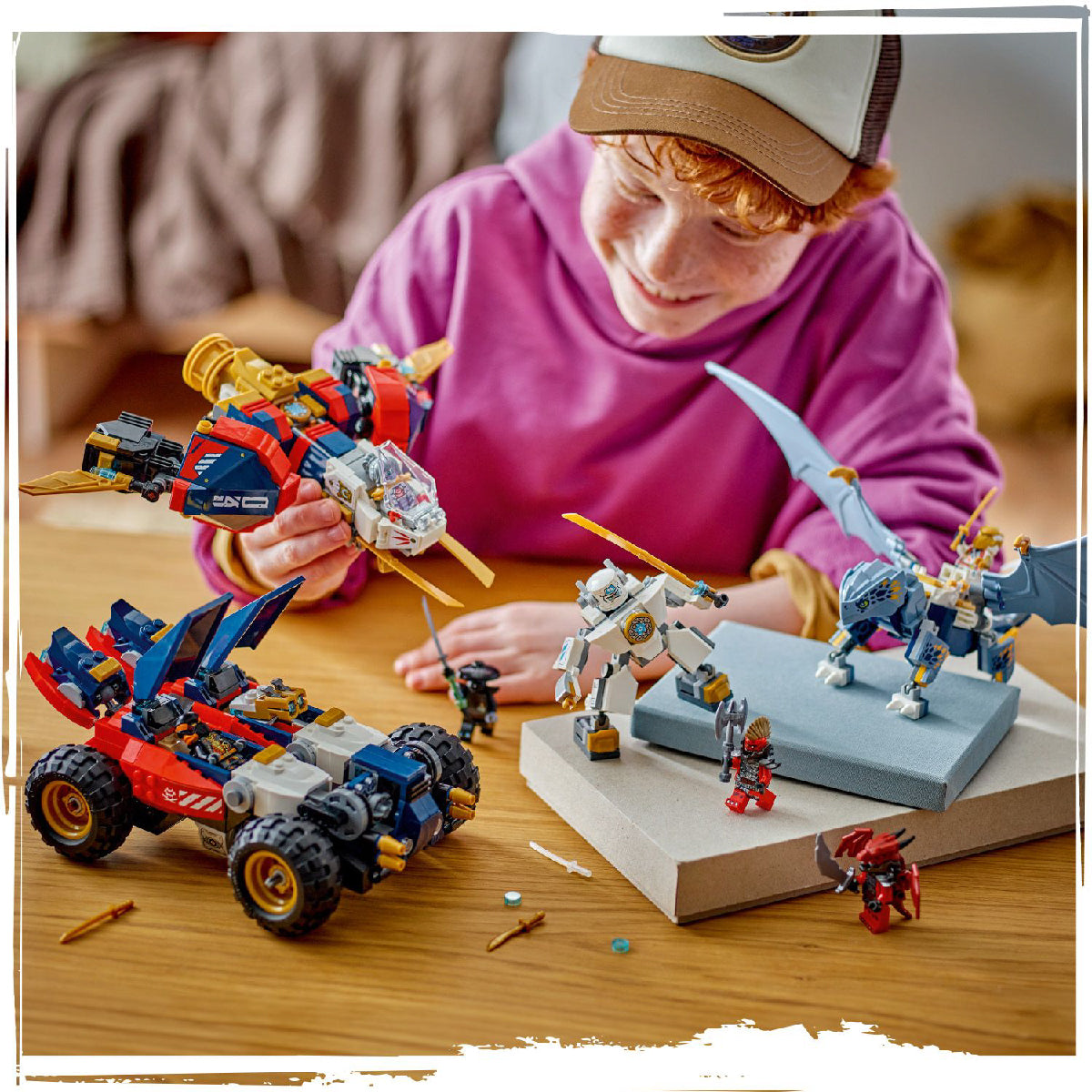 Đồ Chơi Lắp Ráp Chiến Giáp Kết Hợp Của Zane LEGO NINJAGO 71834