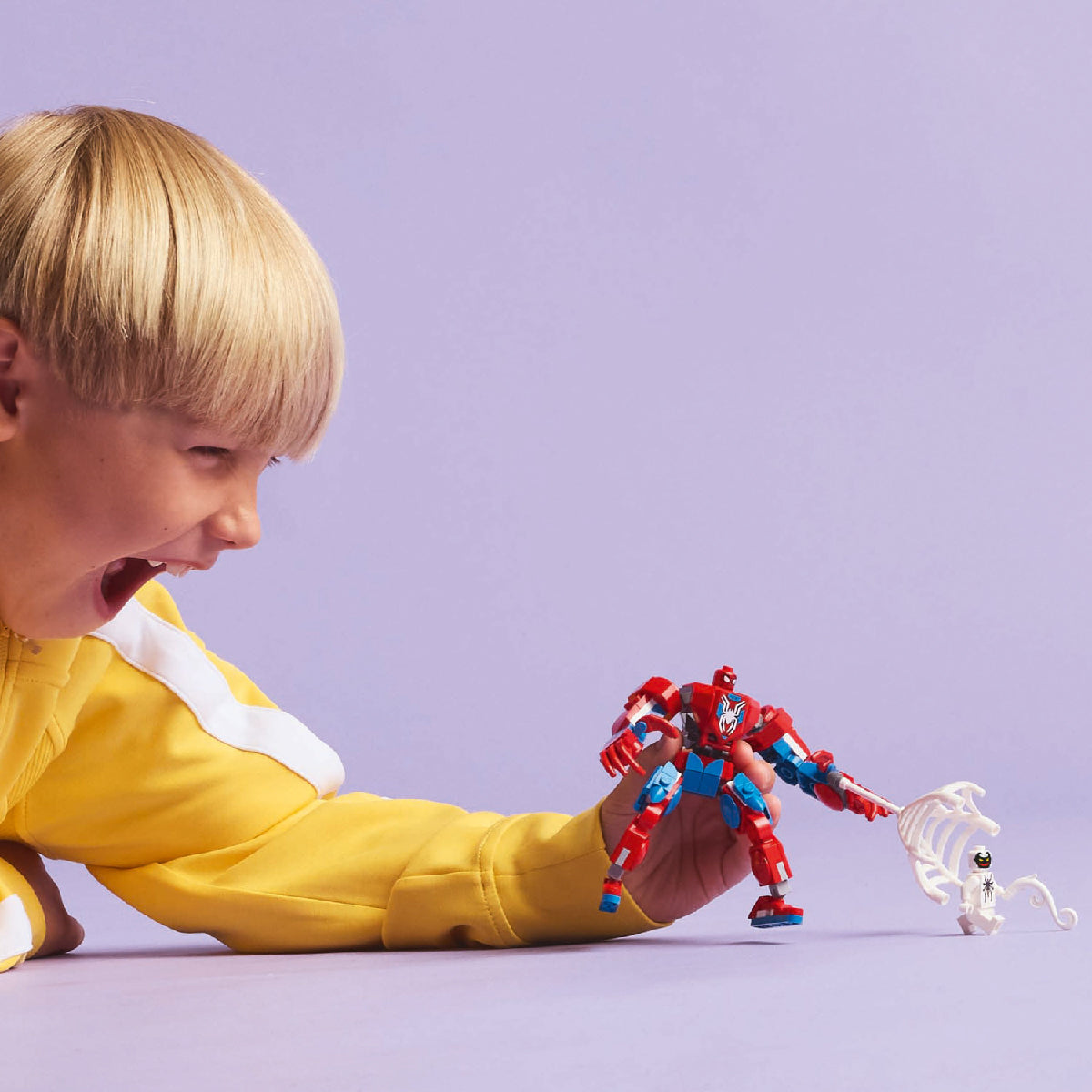 Đồ Chơi Lắp Ráp Robot Người Nhện Đại Chiến Antin-Venom LEGO SUPERHEROES 76308