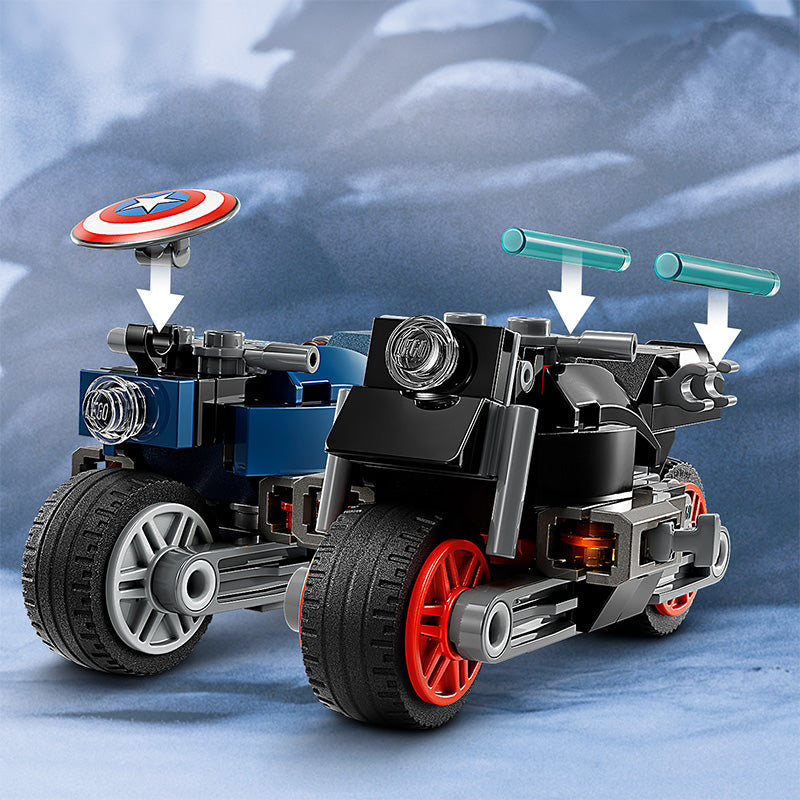 Đồ chơi lắp ráp Cuộc rượt đuổi Captain America & Black Widow LEGO SUPERHEROES 76260