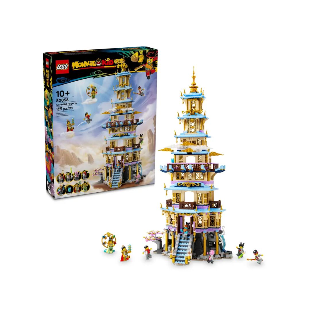 Đồ Chơi Lắp Ráp Bảo Tháp Của Li Jing Lego Monkie Kid 80058 (1621 Chi Tiết)