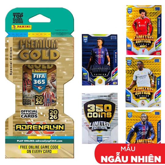 Gói Thẻ Hình FIFA 365 2026 Adrenalyn - Hoàng Kim PANINI 8051708025514