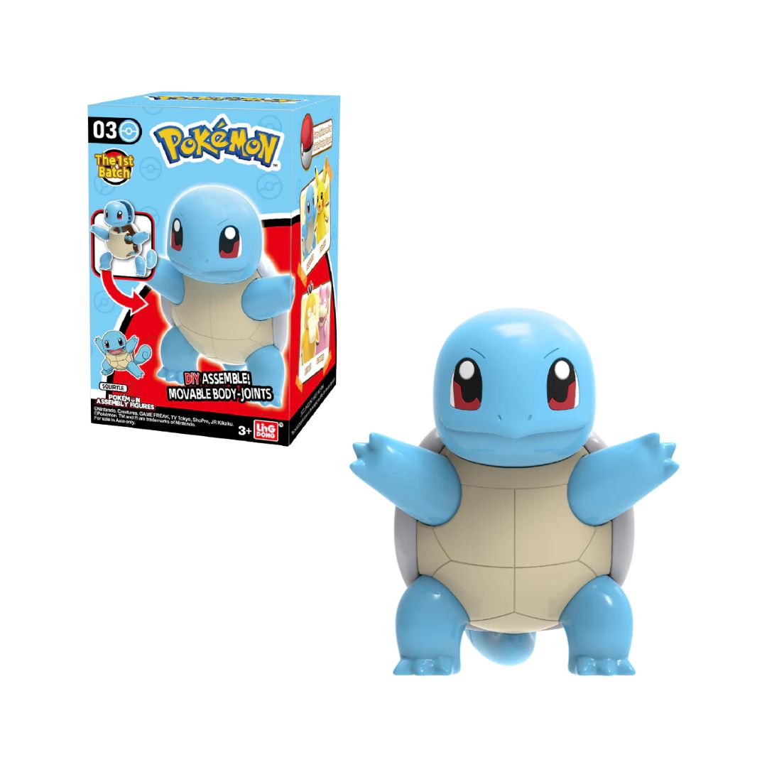 Đồ Chơi Lắp Ráp Nhân Vật Pokemon Rùa Nước Squirtle Pokemon Toys 8124