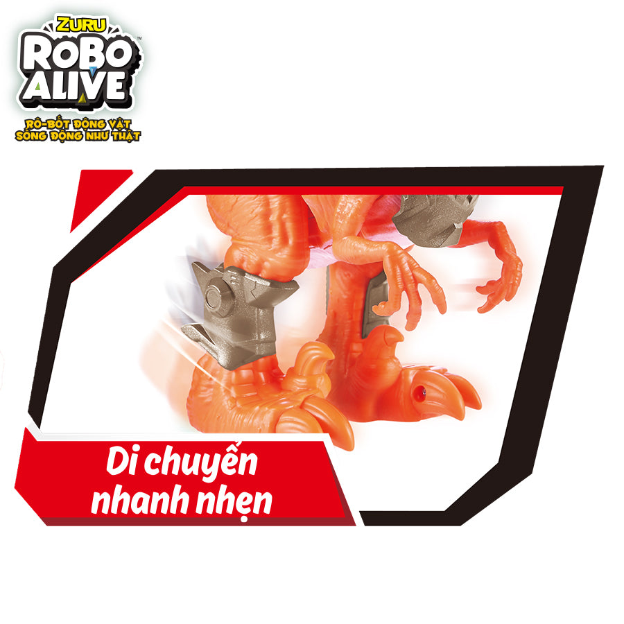 Khủng long ăn thịt chiến đấu Raptor ROBO ALIVE 7133