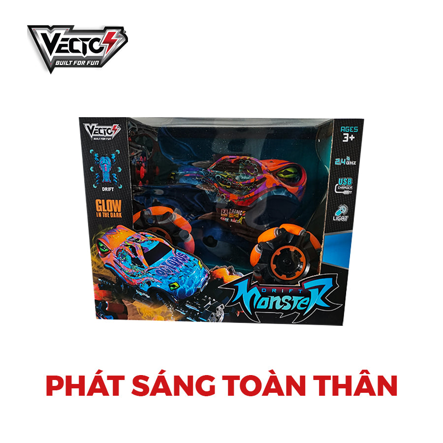 Đồ chơi xe Bạch tuộc vương bánh xe drift điều khiển từ xa VECTO VT20283-1