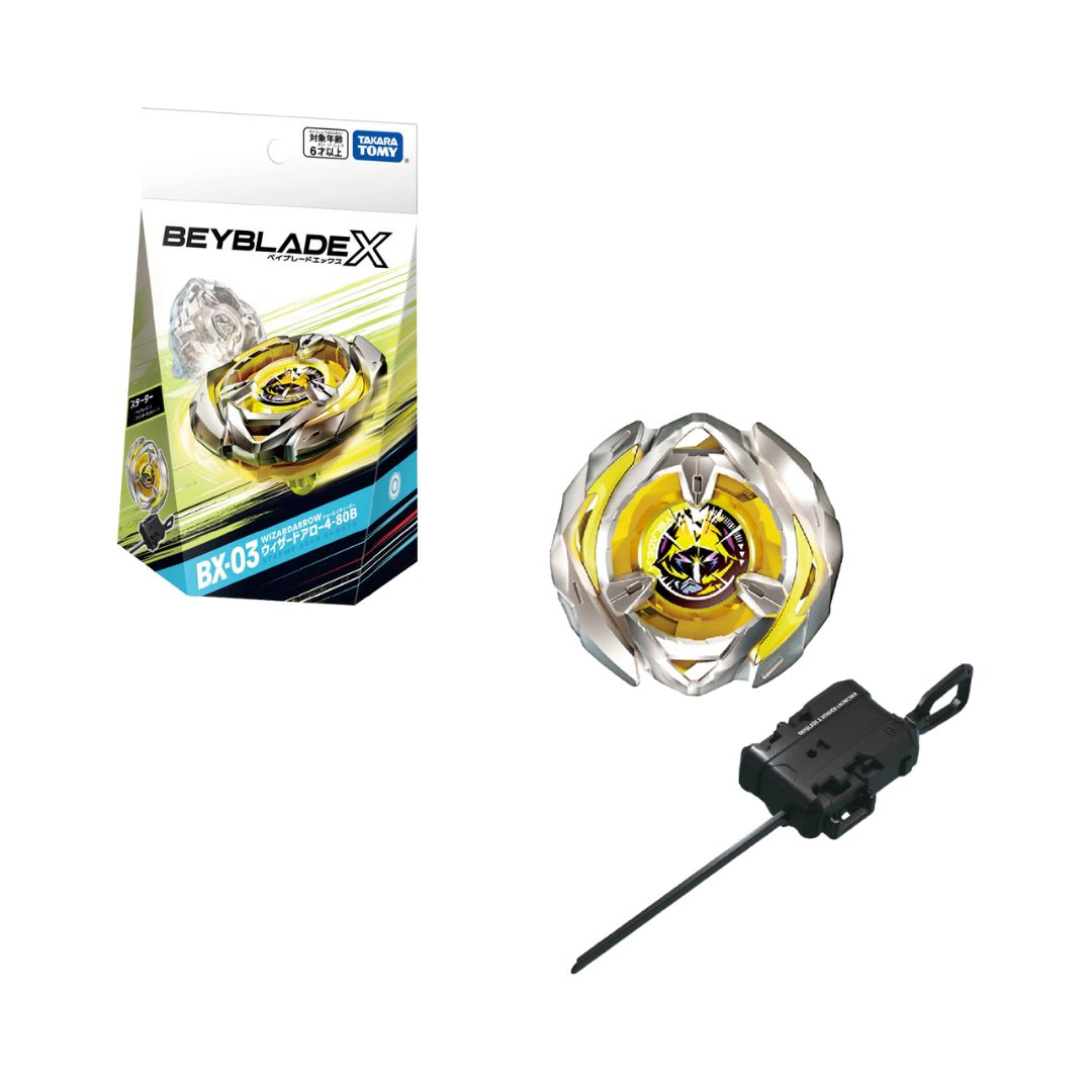 Con Quay Bx-03 Starter Wizard Arrow 4-80b Beyblade X 910473
