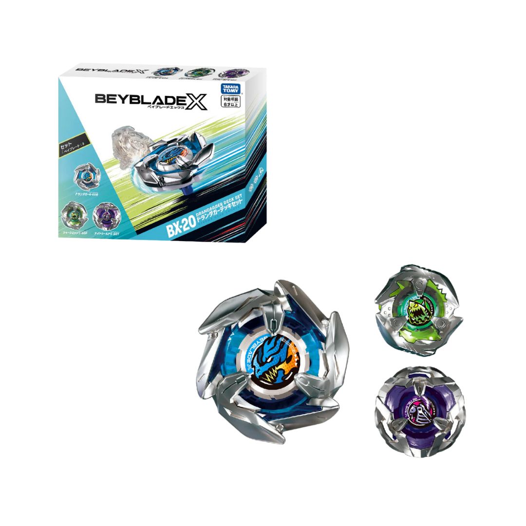 Con Quay Bx-20 Drandagger Deck Set Beyblade X 913078