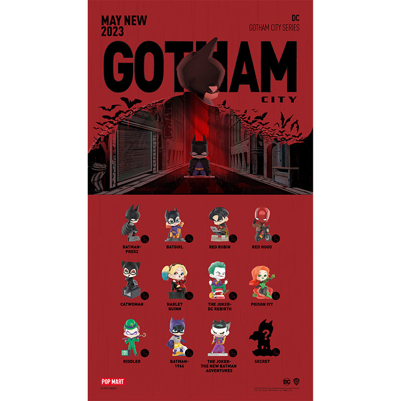 Mô Hình DC Thành Phố Gotham POP MART 6941848214843