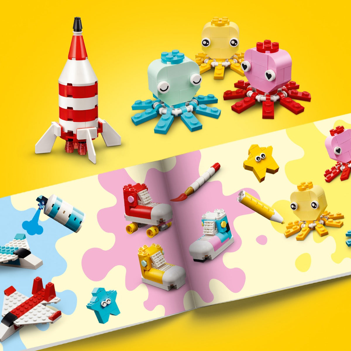 Đồ chơi lắp ráp Gạch Classic sáng tạo 1500 chi tiết LEGO CLASSIC 11032