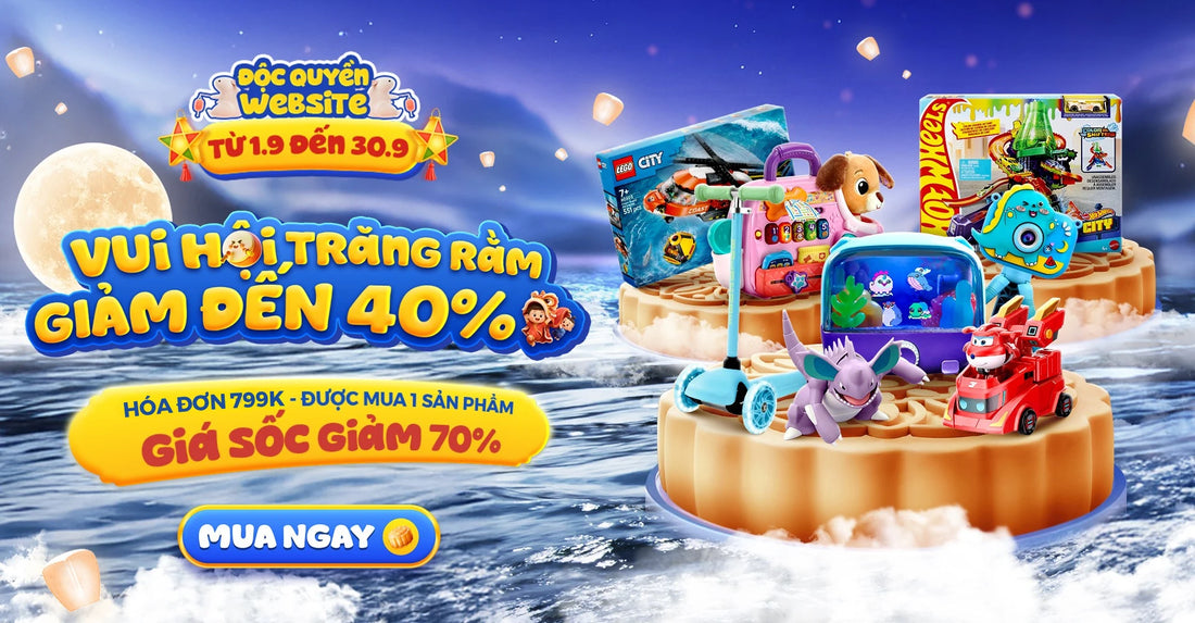 VUI HỘI TRĂNG RẰM GIẢM ĐẾN 40%