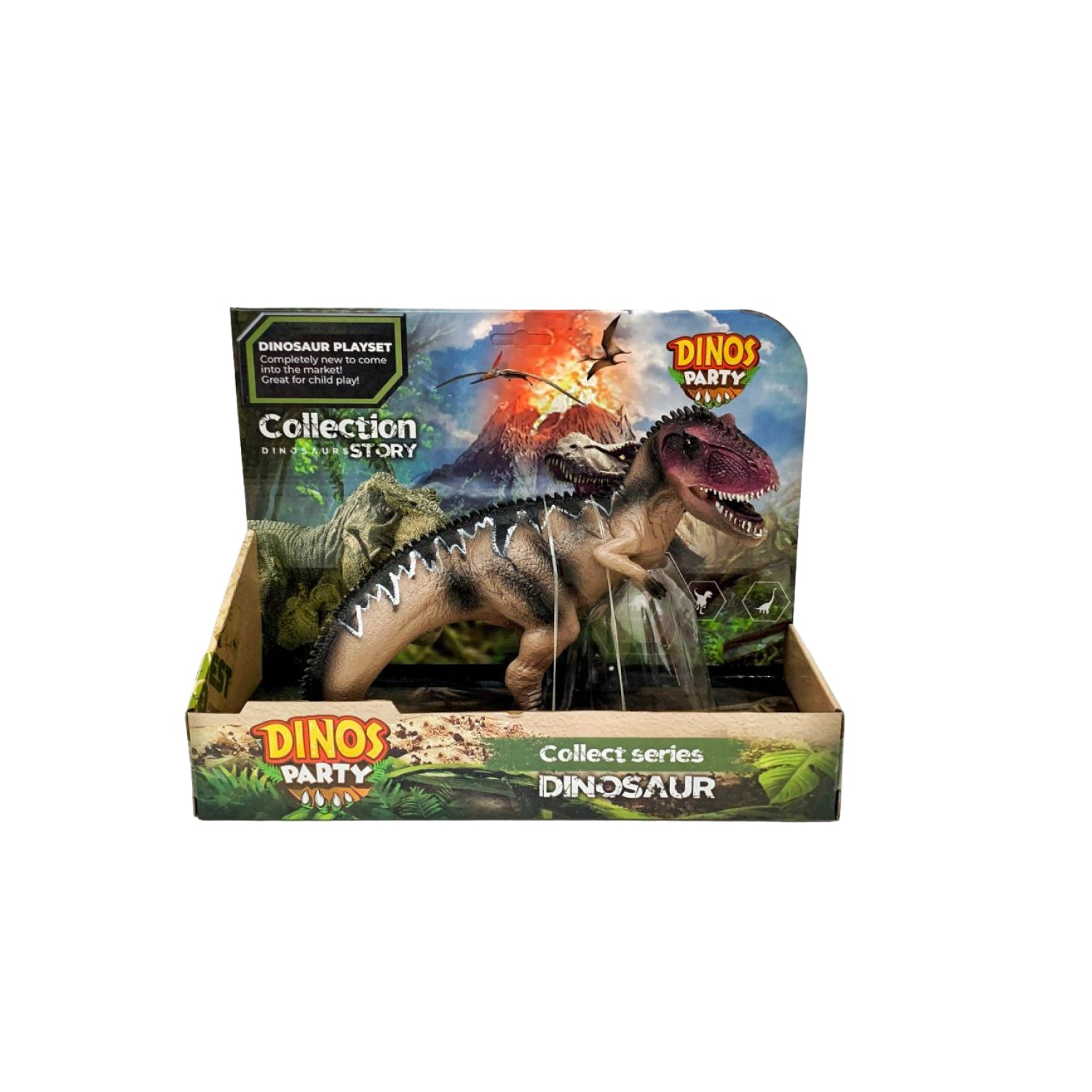 Mô Hình Khủng Long Southern Behemoth_nâu Dinos Party Bg6007da-2
