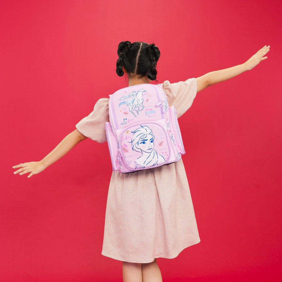 Ba Lô Fancy Nữ Hoàng Elsa Hồng CLEVER HIPPO MS-BLF1225/PINK