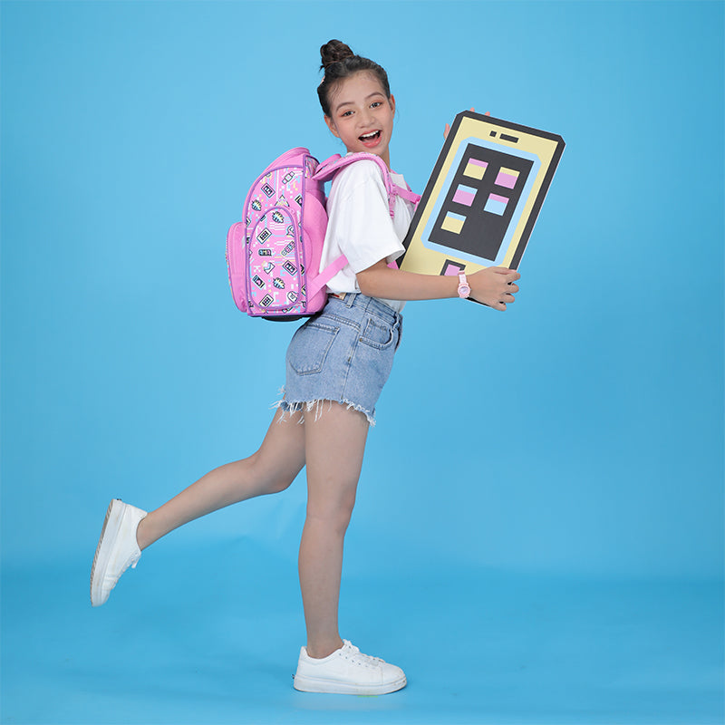 Balo Đi Học Fancy Emoji World CLEVER HIPPO BM1223