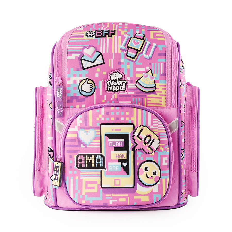 Balo Đi Học Fancy Emoji World CLEVER HIPPO BM1223