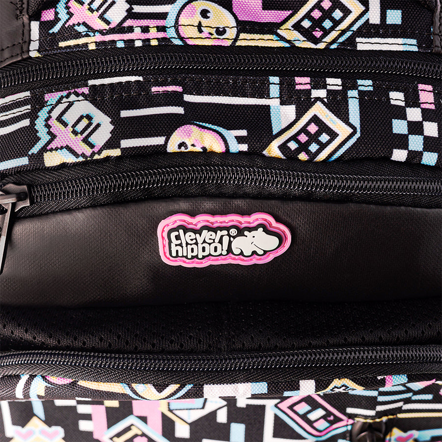 Zipit Emoji World Backpack Black CLEVERHIPPO BM9205