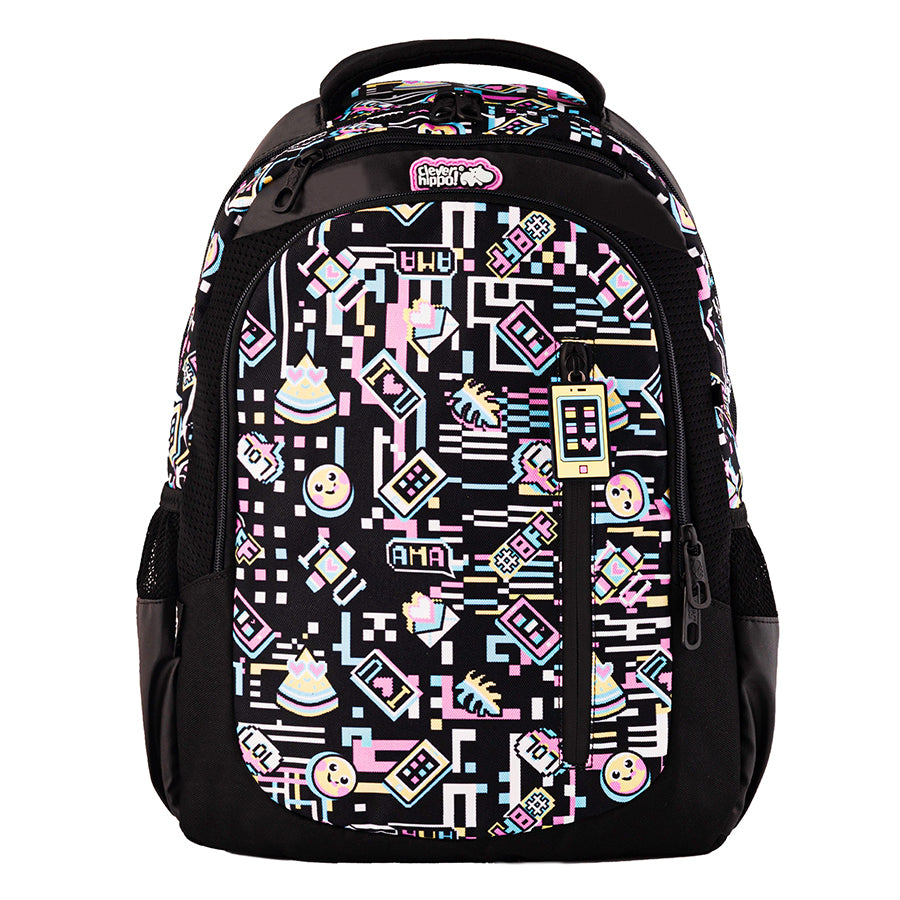 Zipit Emoji World Backpack Black CLEVERHIPPO BM9205