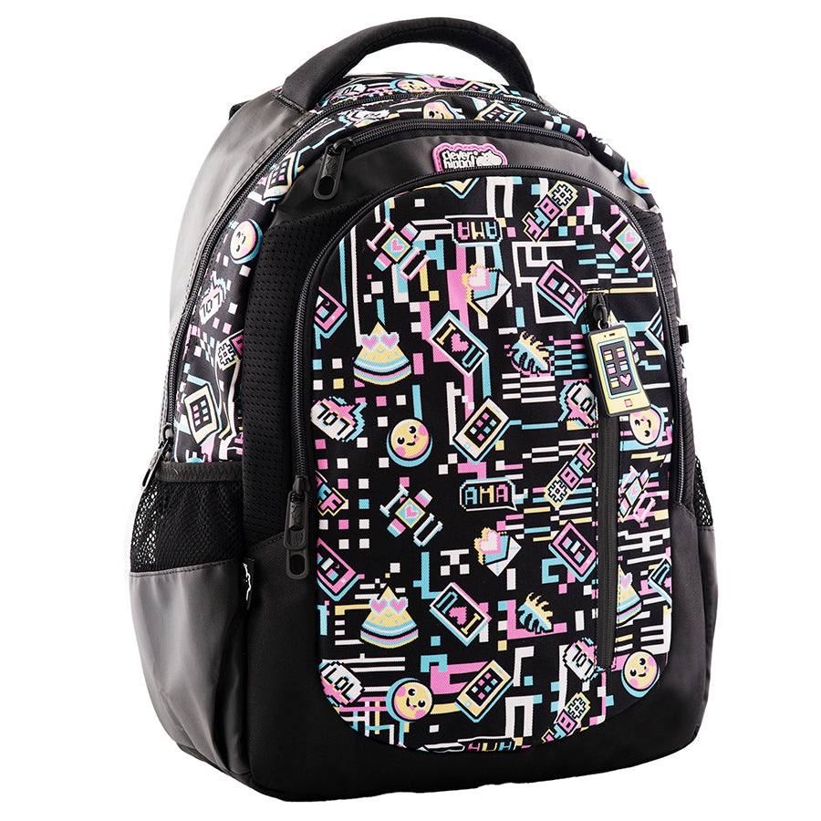 Zipit Emoji World Backpack Black CLEVERHIPPO BM9205