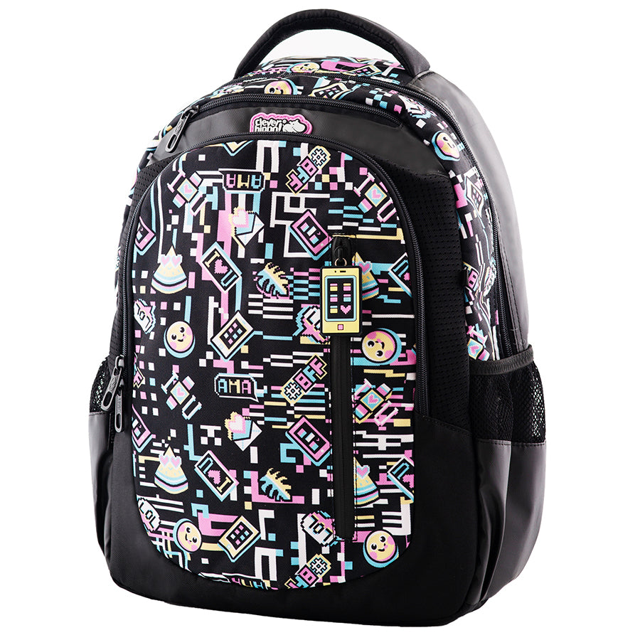 Zipit Emoji World Backpack Black CLEVERHIPPO BM9205