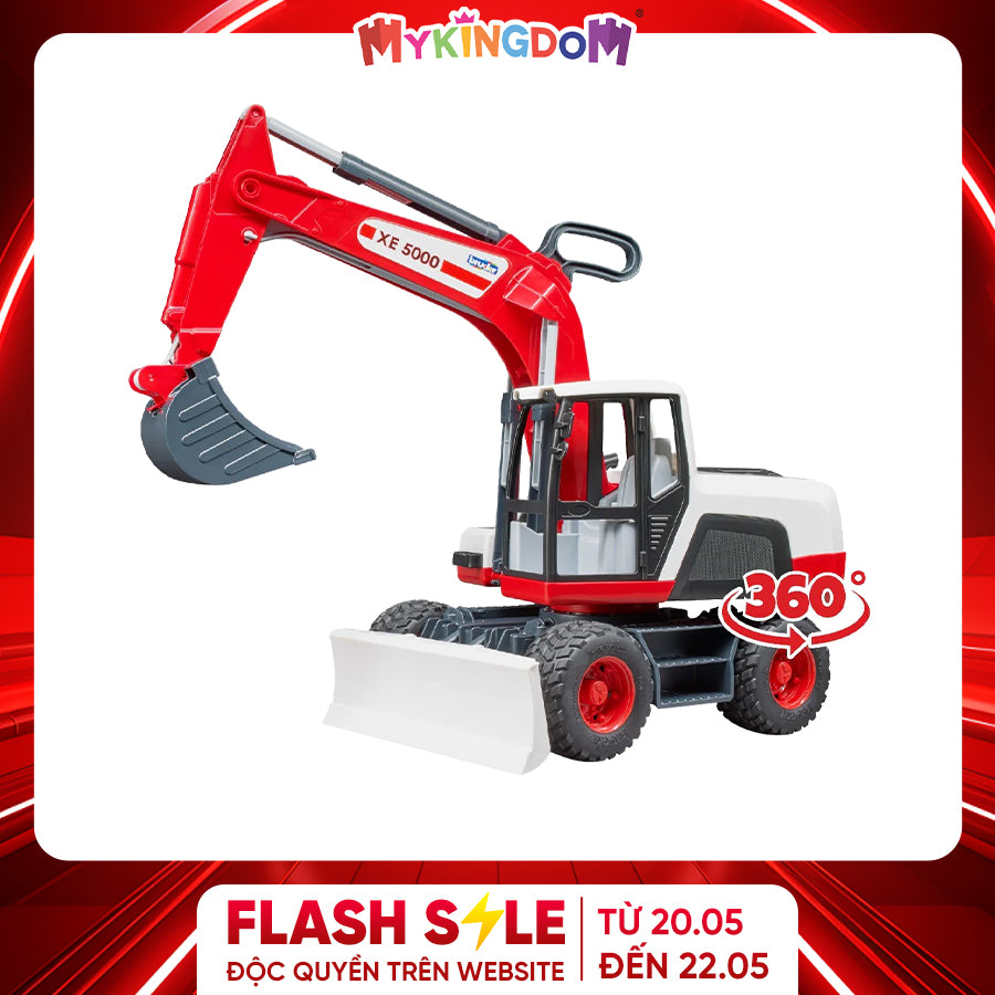 Đồ Chơi Dạng Mô Hình Theo Tỷ Lệ Thu Nhỏ 1:16 Xe Xúc Đỏ Bruder Bru03411