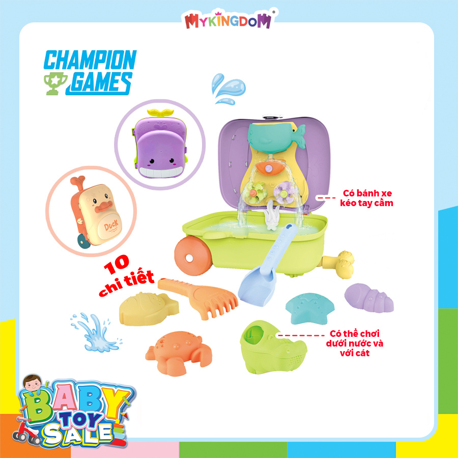 Vali đi biển cho bé gái CHAMPION GAMES CPG23025