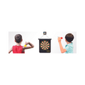 CHAMPION GAMES Super Snuggle Magnetic Dartboard 42 cm CPG251223