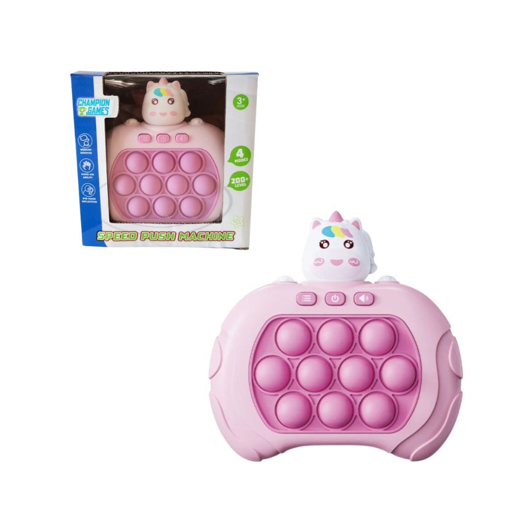 Trò Chơi Pop It 200 Cấp Độ Kỳ Lân Hồng Champion Games Cpgjh03